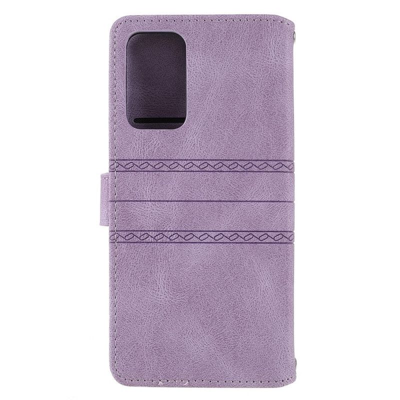 Flip Cover Xiaomi Redmi Note 11 / Poco M4 Pro 5g Søm Blonde