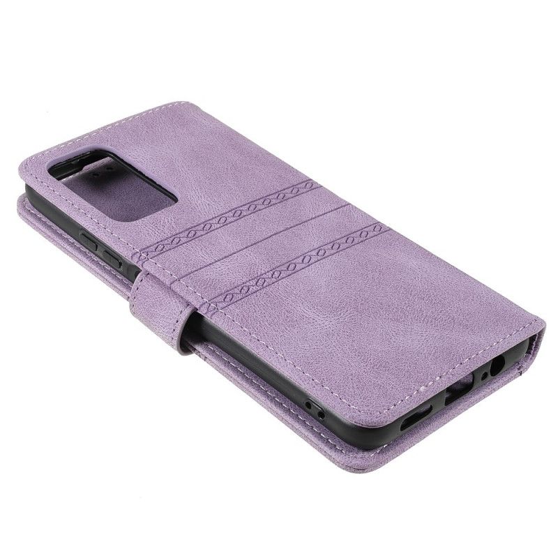 Flip Cover Xiaomi Redmi Note 11 / Poco M4 Pro 5g Søm Blonde