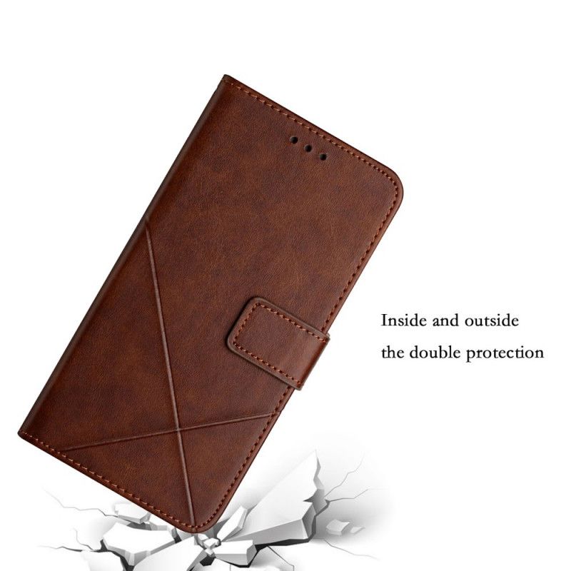 Flip Cover Xiaomi Redmi Note 11 / Poco M4 Pro 5g Style Læder Geo X Design