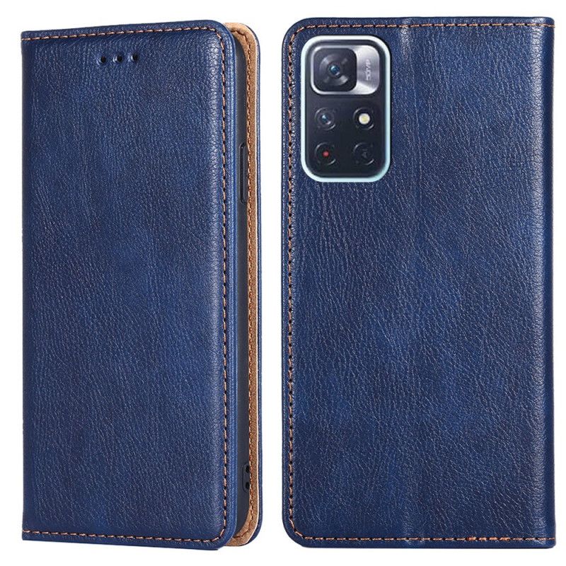 Flip Cover Xiaomi Redmi Note 11 / Poco M4 Pro 5g Vintage Læderstil