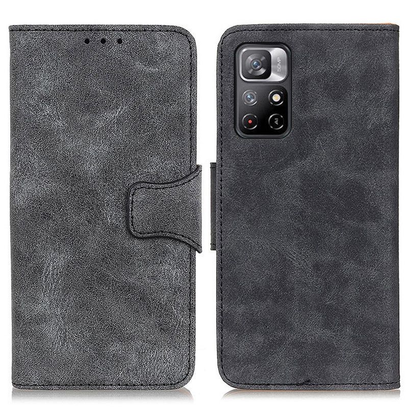 Flip Cover Xiaomi Redmi Note 11 / Poco M4 Pro 5g Vintage Split Læder