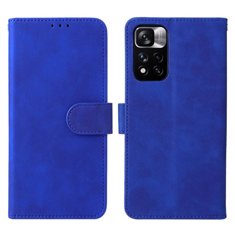 Læder Cover Xiaomi Redmi Note 11 / Poco M4 Pro 5g Telefon Etui Skin-touch