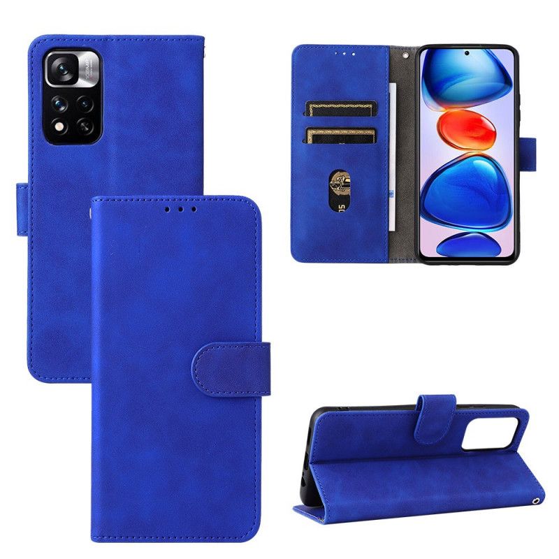 Læder Cover Xiaomi Redmi Note 11 / Poco M4 Pro 5g Telefon Etui Skin-touch