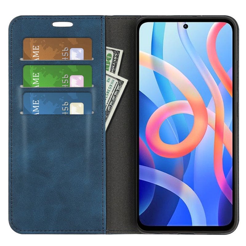 Læder Cover Xiaomi Redmi Note 11 / Poco M4 Pro 5g Telefon Etui Skin-touch