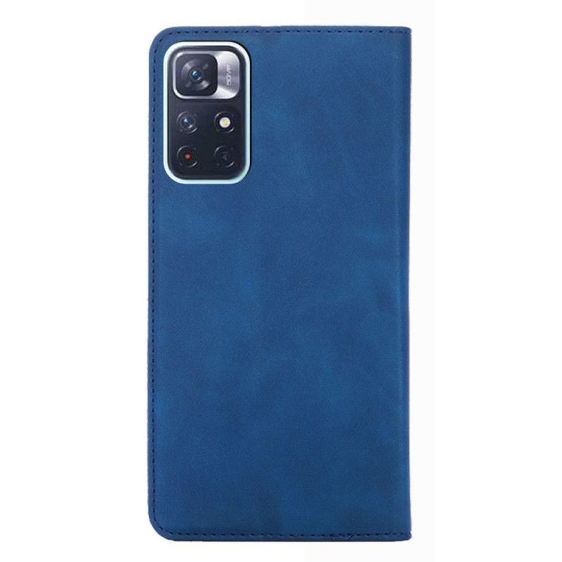 Læder Cover Xiaomi Redmi Note 11 / Poco M4 Pro 5g Telefon Etui Skin-touch Lædereffekt