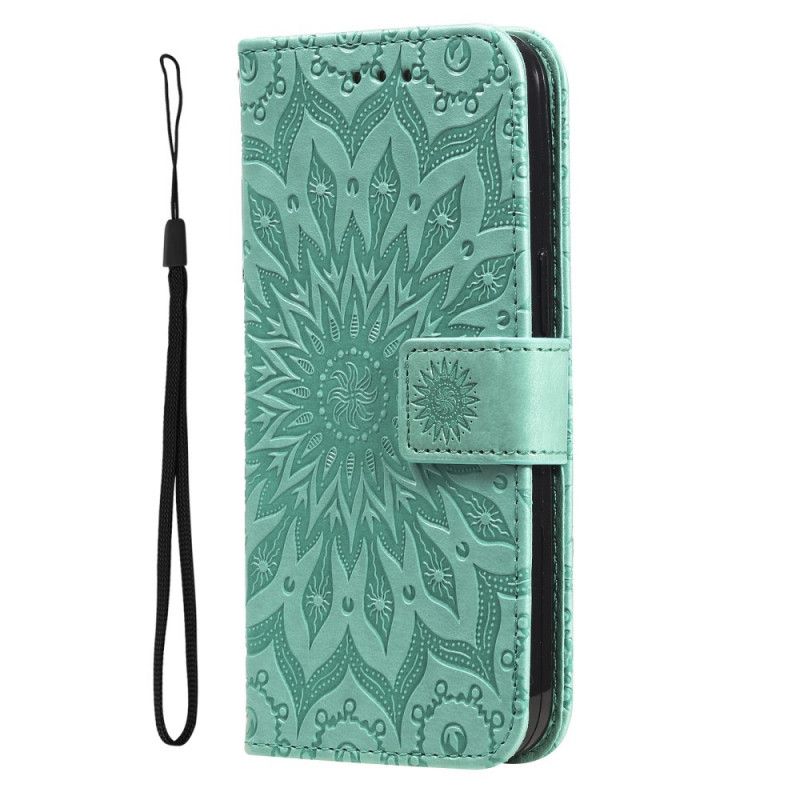 Læder Cover Xiaomi Redmi Note 11 / Poco M4 Pro 5g Telefon Etui Solblomst