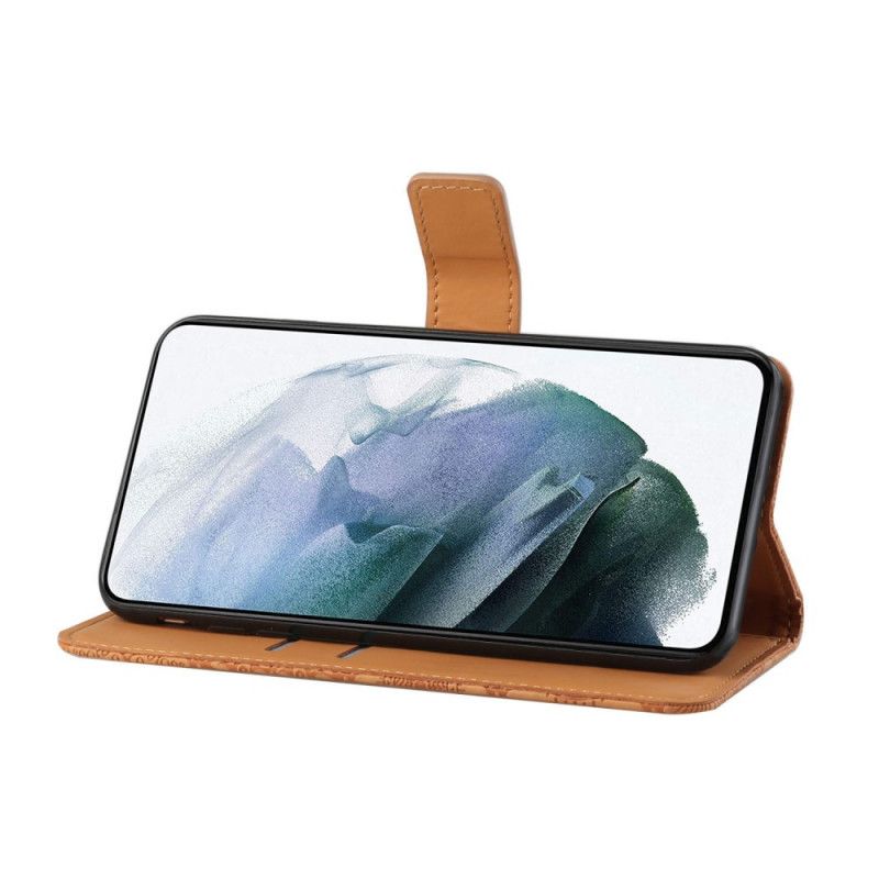 Læder Cover Xiaomi Redmi Note 11 / Poco M4 Pro 5g Telefon Etui Tapestry-mønster