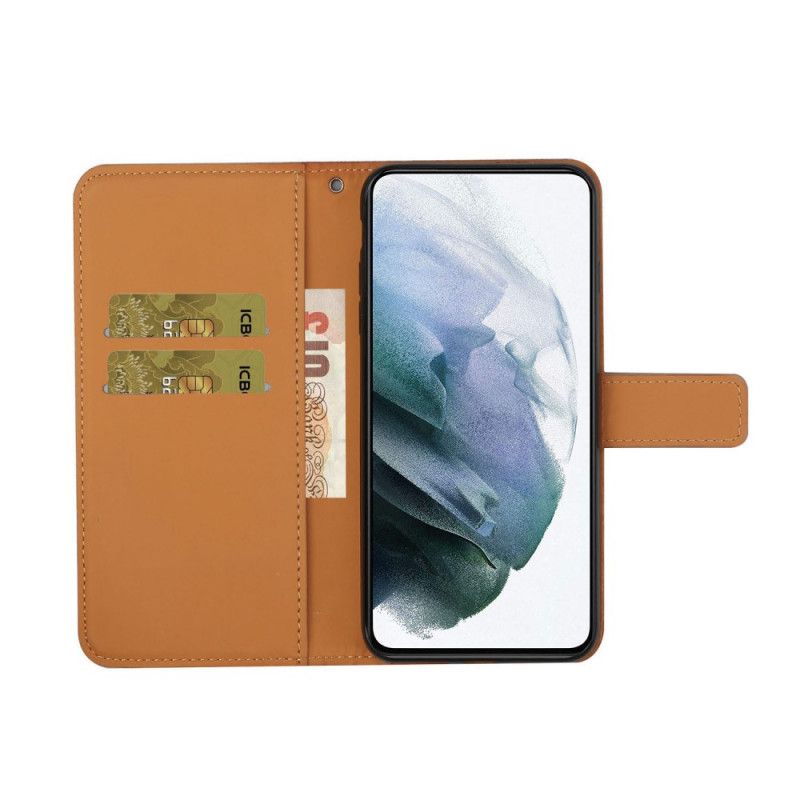 Læder Cover Xiaomi Redmi Note 11 / Poco M4 Pro 5g Telefon Etui Tapestry-mønster