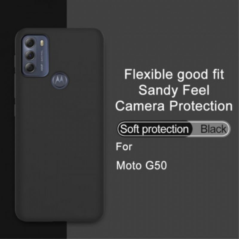 Cover Moto G50 Telefon Etui Uc-3 Series Silikonemåtte Imak