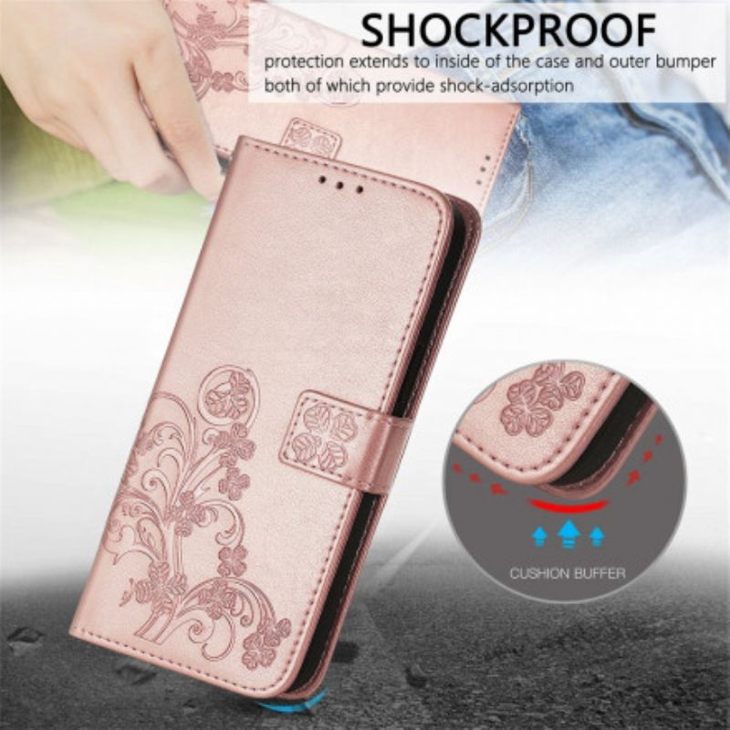 Flip Cover Moto G50 Asiatiske Blomster