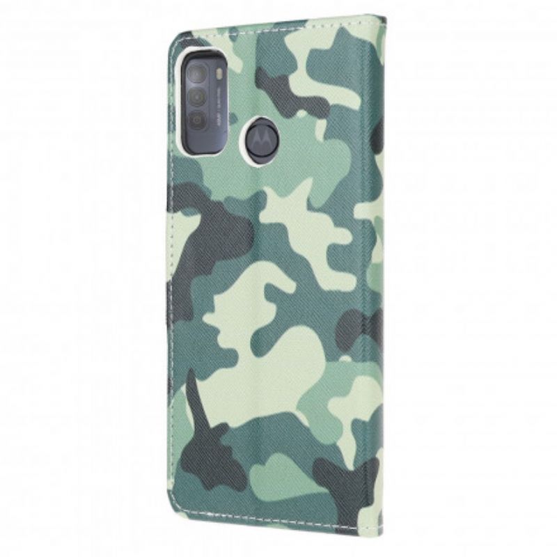 Flip Cover Moto G50 Militær Camouflage