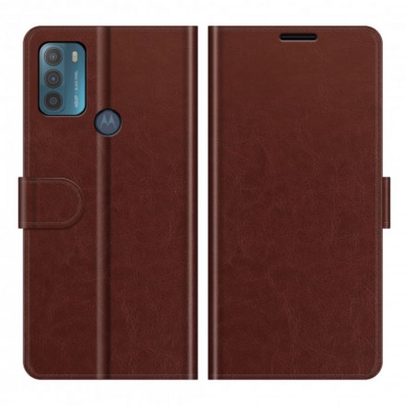 Læder Cover Moto G50 Telefon Etui Lædereffektdesign