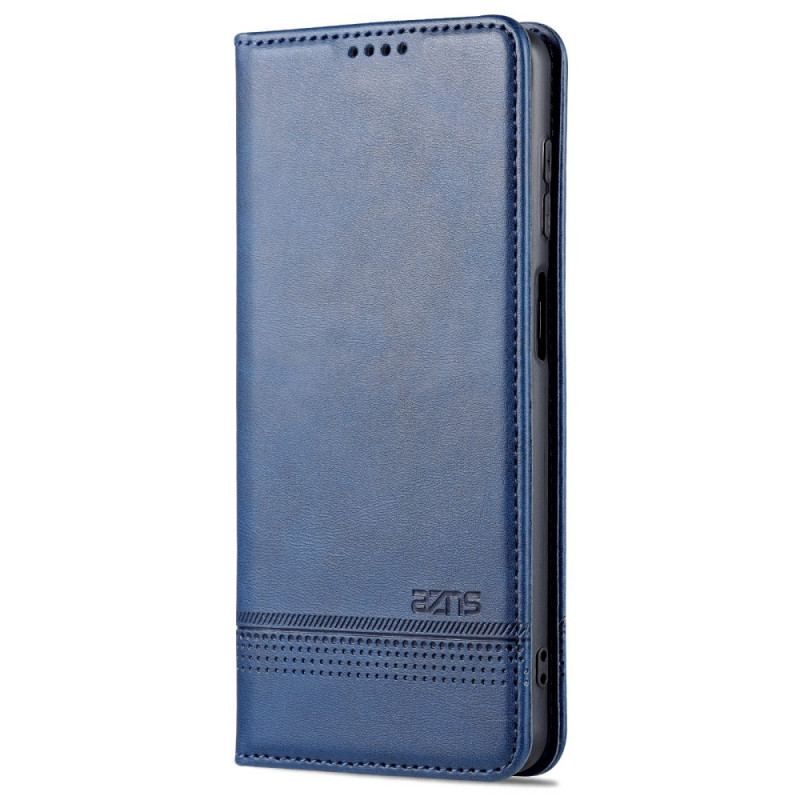 Cover Samsung Galaxy M52 5G Flip Cover Azns Lædereffekt