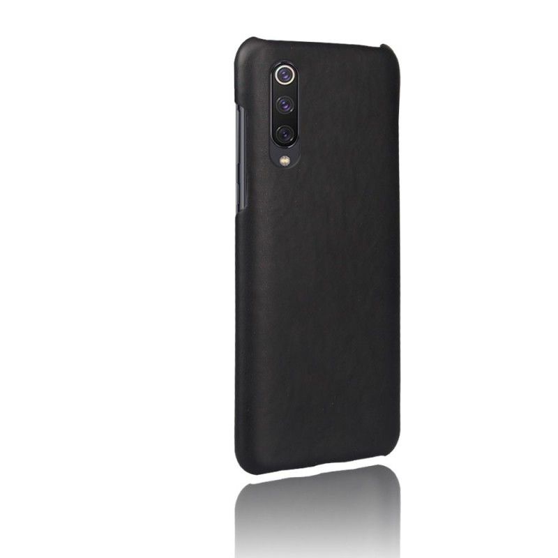 Cover Xiaomi Mi 9 SE Sort Ksq Lædereffekt Beskyttelse