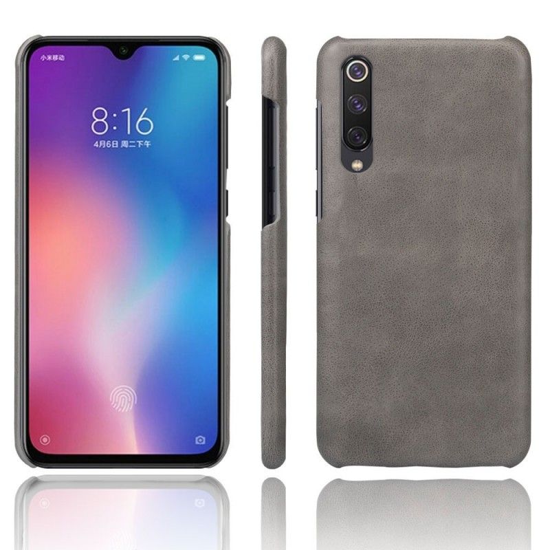 Cover Xiaomi Mi 9 SE Sort Ksq Lædereffekt Beskyttelse