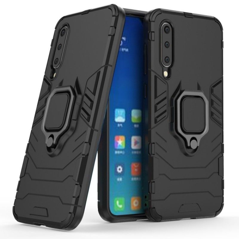 Cover Xiaomi Mi 9 SE Sort Modstandsdygtig Ring