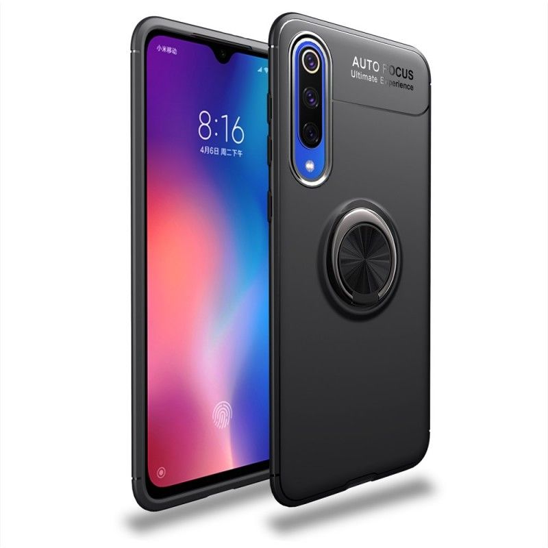 Cover Xiaomi Mi 9 SE Sort Roterende Ring