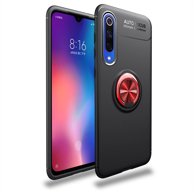 Cover Xiaomi Mi 9 SE Sort Roterende Ring