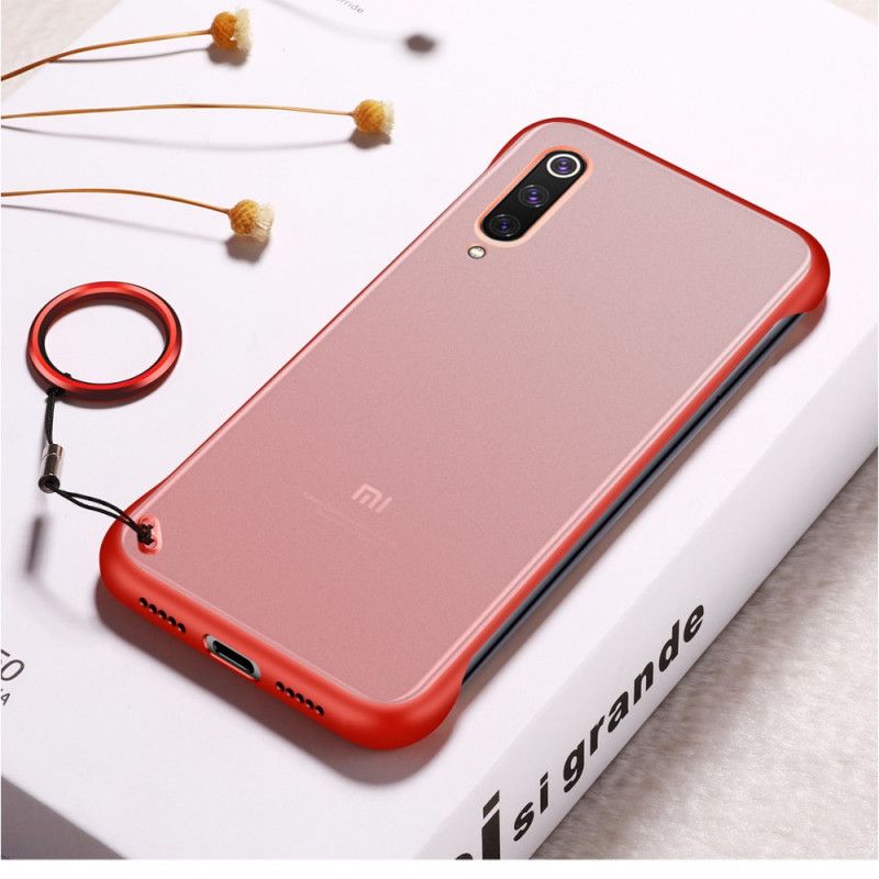 Cover Xiaomi Mi 9 SE Sort Silikone Og Aftagelig Ring Original