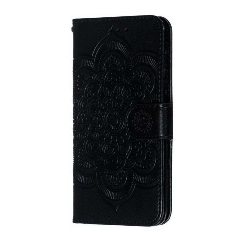 Flip Cover Læder Xiaomi Mi 9 SE Sort Hele Mandala Original