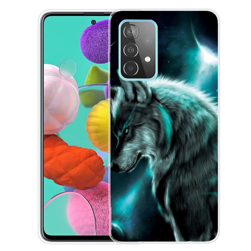 Cover for Samsung Galaxy A32 5G Kongelig Ulv