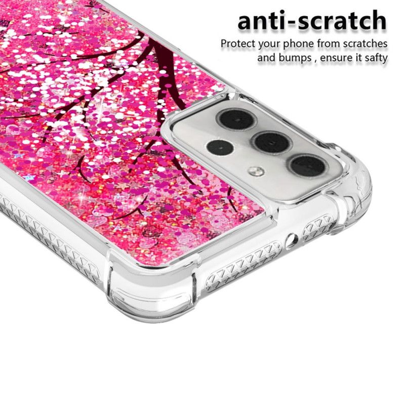 Cover Samsung Galaxy A32 5G Glitter Træ