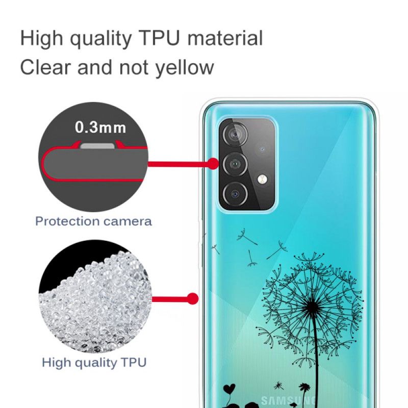 Cover Samsung Galaxy A32 5G Mælkebøtte Kærlighed Beskyttelse