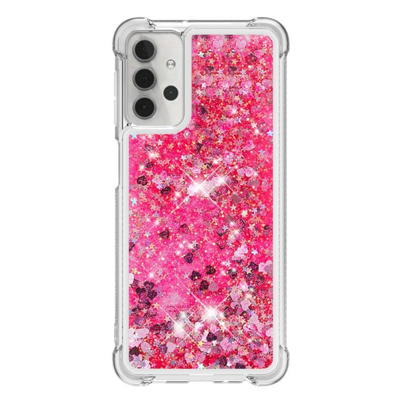 Cover Samsung Galaxy A32 5G Magenta Lystglitter