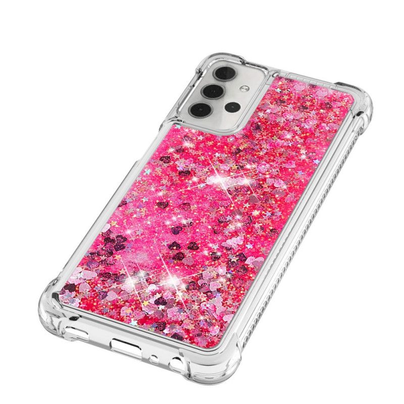 Cover Samsung Galaxy A32 5G Magenta Lystglitter