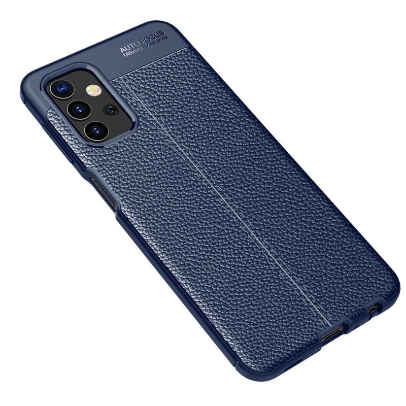 Cover Samsung Galaxy A32 5G Sort Dobbelt Line Lychee Læder Effekt