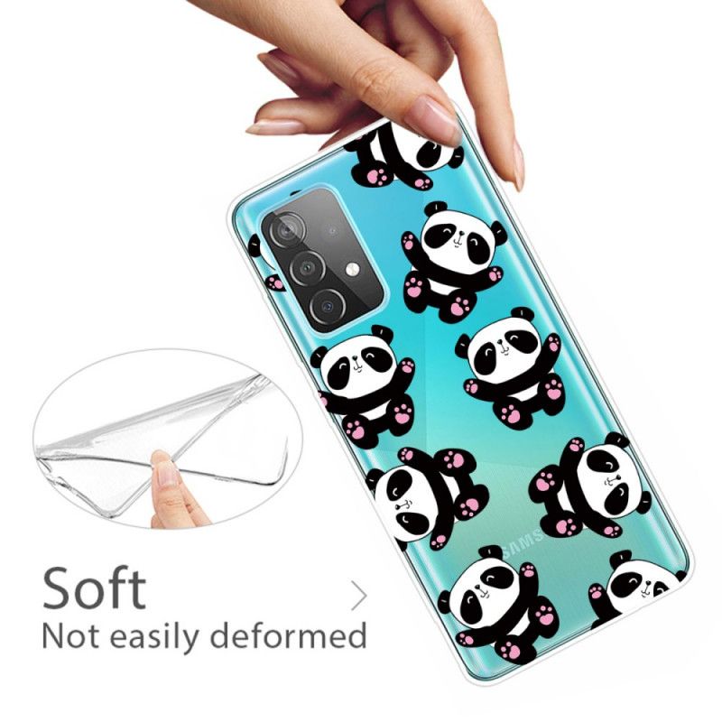 Cover Samsung Galaxy A32 5G Top Sjove Pandaer Beskyttelse