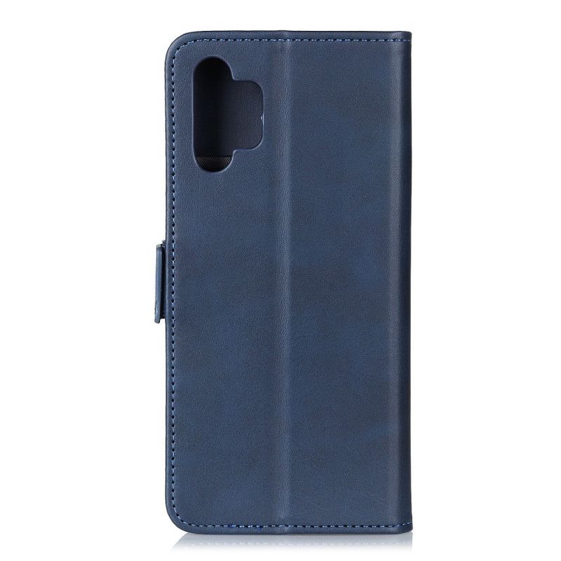 Flip Cover Læder for Samsung Galaxy A32 5G Sort Dobbelt Flap