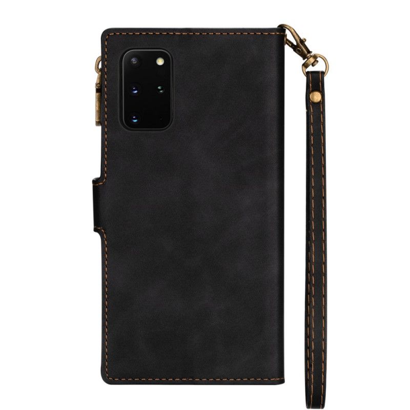 Flip Cover Læder for Samsung Galaxy A32 5G Sort Multifunktionelt Design