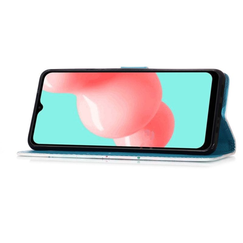 Flip Cover Læder Samsung Galaxy A32 5G Miss Ugle Med Rem Beskyttelse