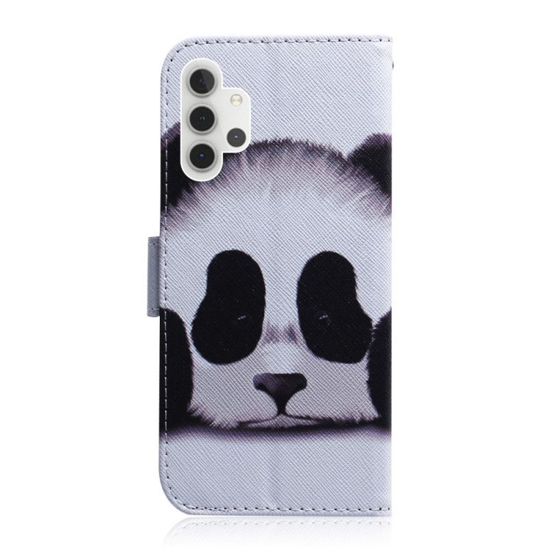 Flip Cover Læder Samsung Galaxy A32 5G Panda Ansigt Beskyttelse