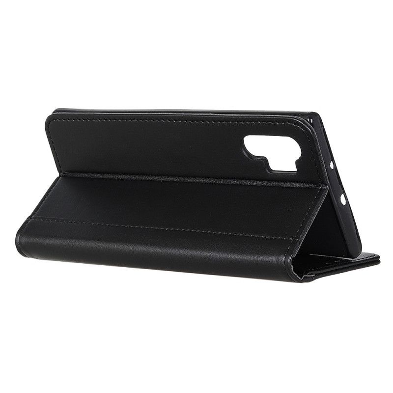 Flip Cover Læder Samsung Galaxy A32 5G Sort Elegance Læder Stil