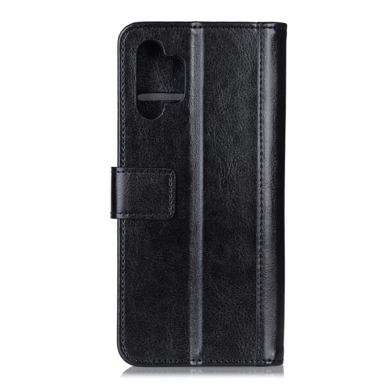 Flip Cover Læder Samsung Galaxy A32 5G Sort Khazneh Elegance Læder Stil Beskyttelse