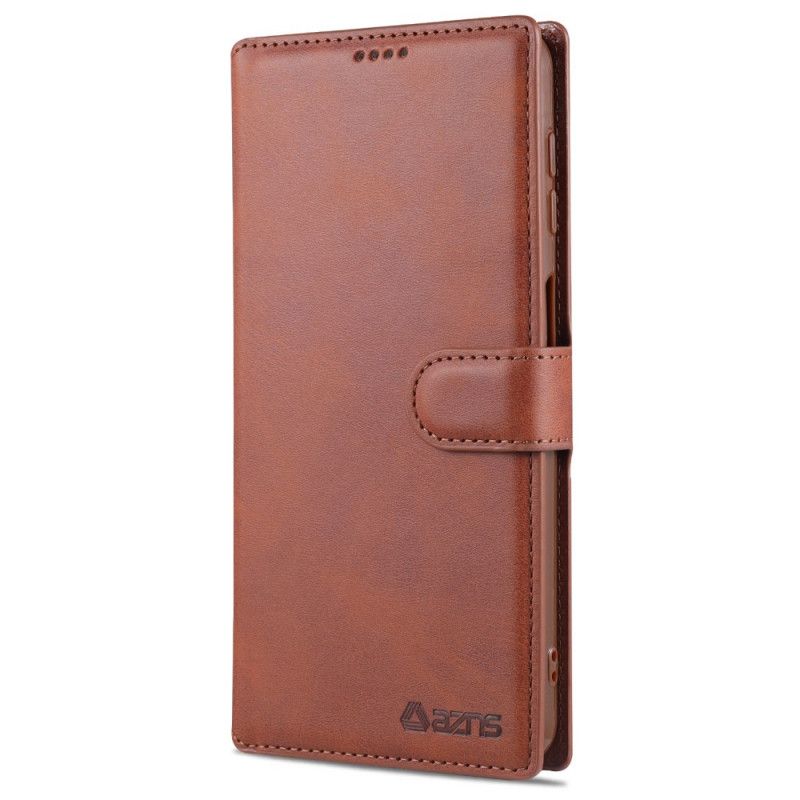 Flip Cover Læder Samsung Galaxy A32 5G Sort Retro Azns