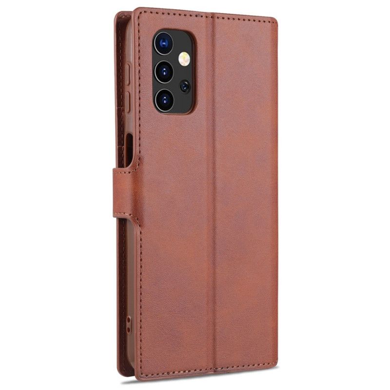 Flip Cover Læder Samsung Galaxy A32 5G Sort Retro Azns