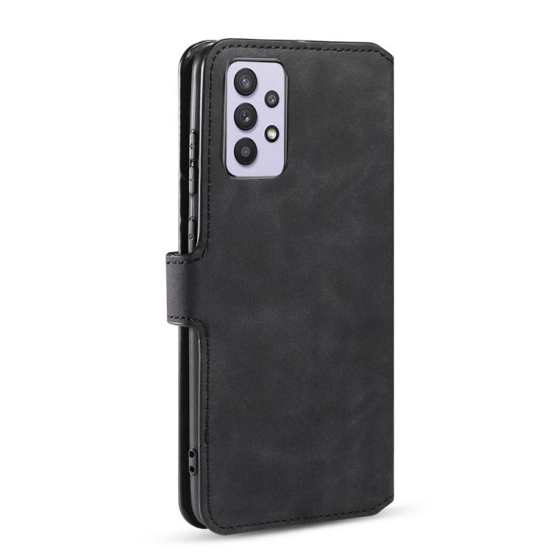 Flip Cover Læder Samsung Galaxy A32 5G Sort Retro Dg.Ming