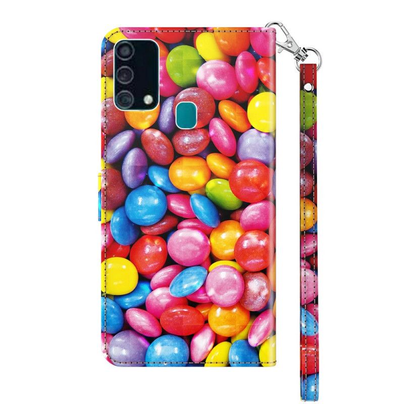 Flip Cover Samsung Galaxy A32 5G Mobilcover Lys Spot Candy Med Rem