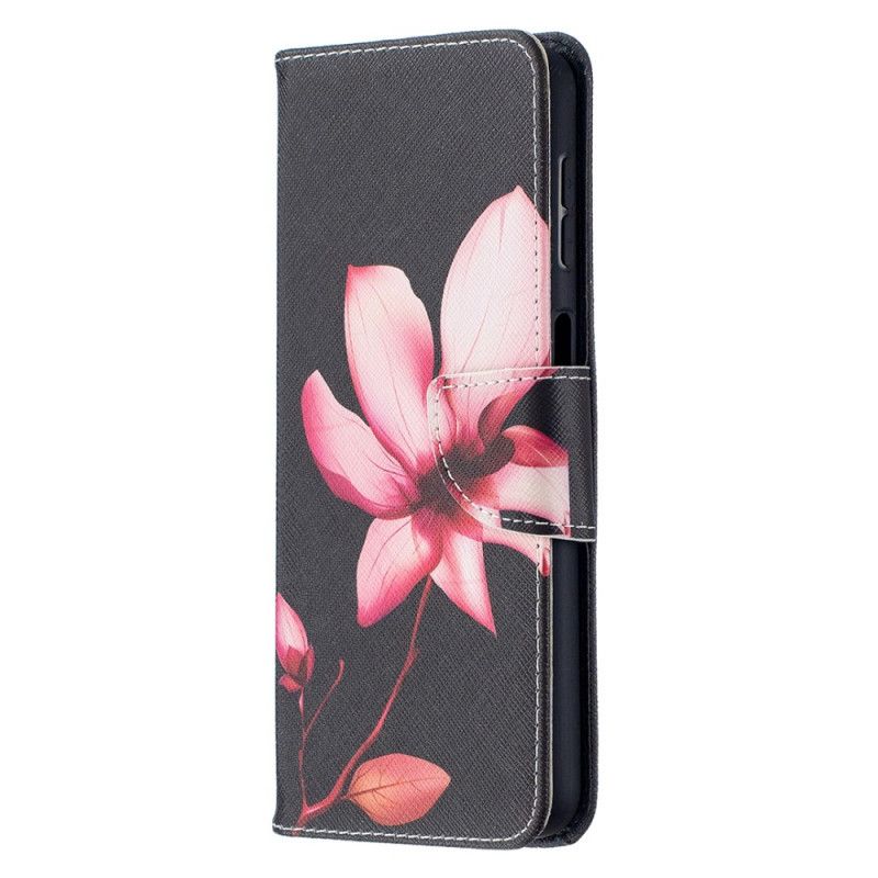 Flip Cover Samsung Galaxy A32 5G Mobilcover Lyserød Blomst