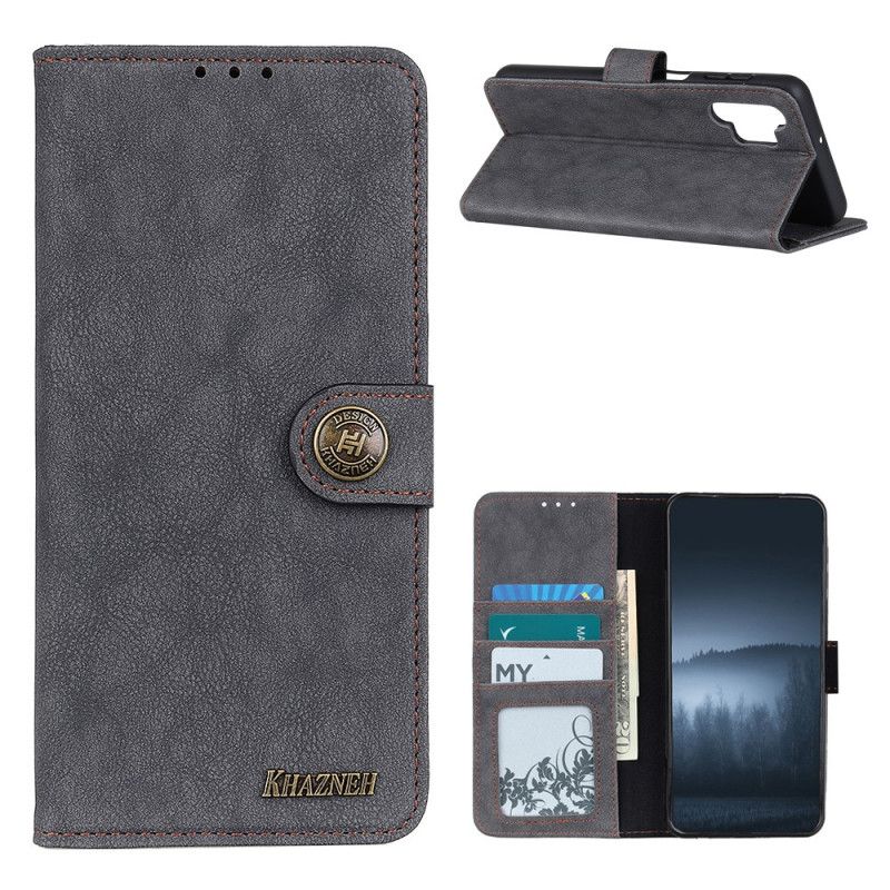 Flip Cover Samsung Galaxy A32 5G Sort Retro Khazneh Split Læder