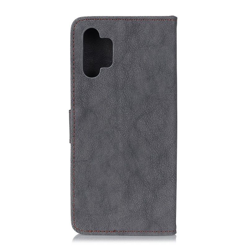 Flip Cover Samsung Galaxy A32 5G Sort Retro Khazneh Split Læder