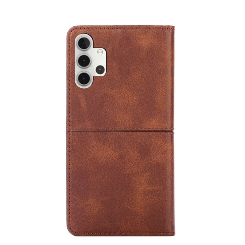 Læder Cover for Samsung Galaxy A32 5G Sort Couture Læder Stil