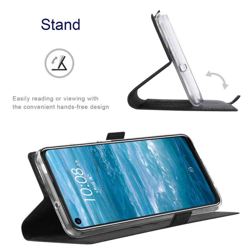 Læder Cover for Samsung Galaxy A32 5G Sort Struktureret Vili Dmx