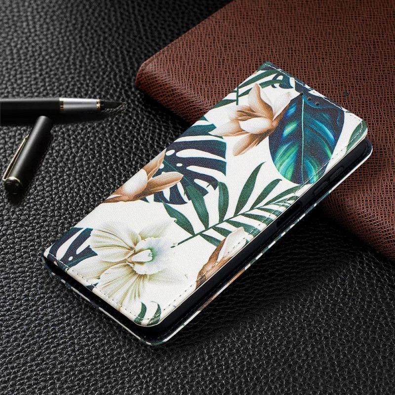 Læder Cover Samsung Galaxy A32 5G Grøn Blade