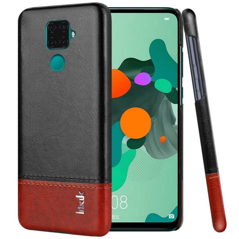 Cover Huawei Mate 30 Lite Sort Imak Ruiyi-Serien Lædereffekt Original