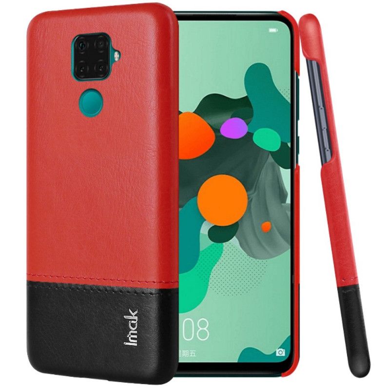 Cover Huawei Mate 30 Lite Sort Imak Ruiyi-Serien Lædereffekt Original