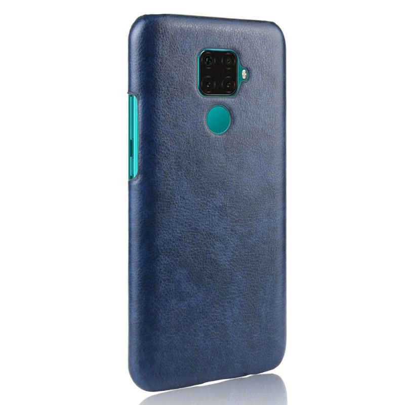 Cover Huawei Mate 30 Lite Sort Præstationslychee-Lædereffekt Original